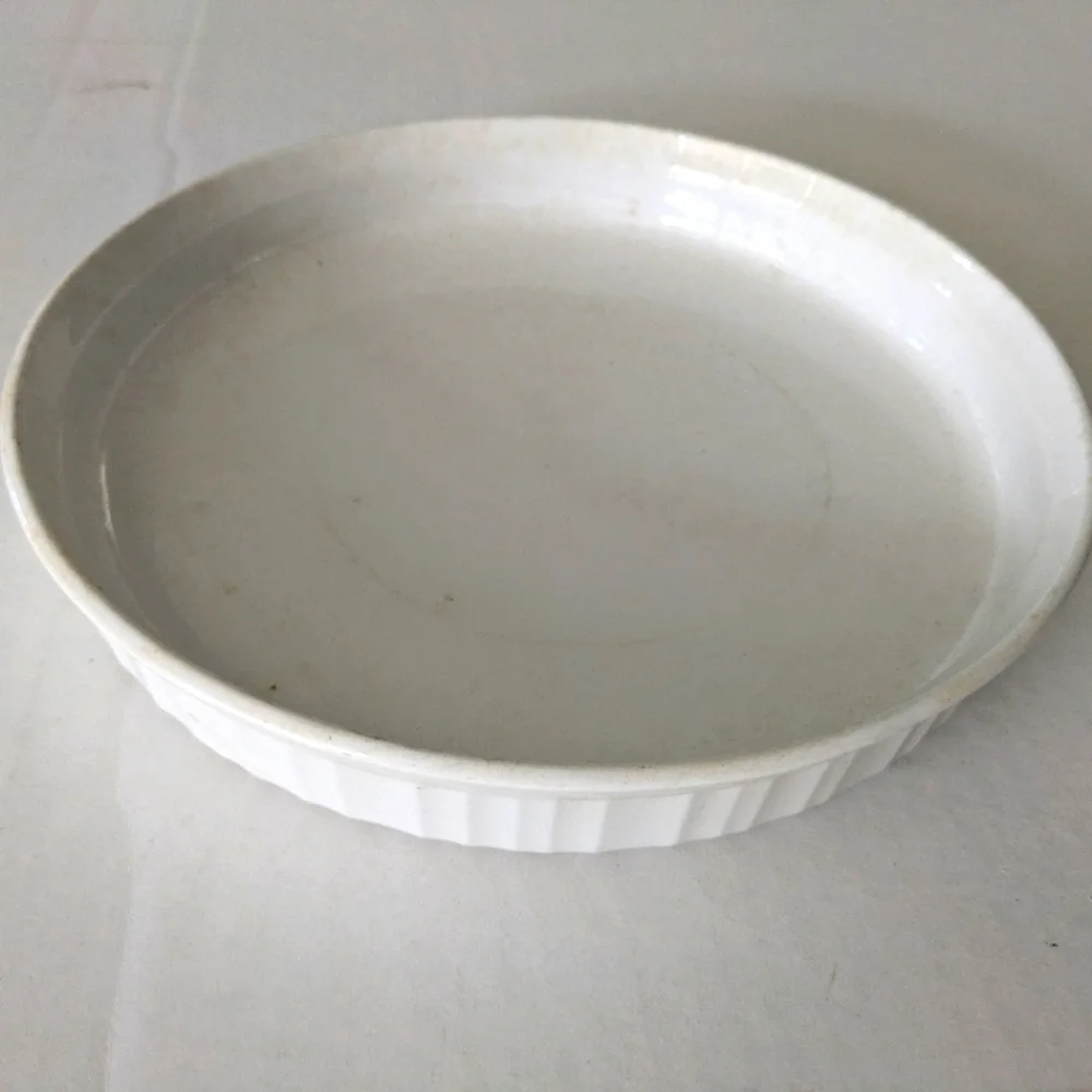 VTG Corningware French White Bakeware Dish